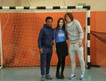 Сзоке и Айегбуси посетили Академию детского футбола «Дерби»