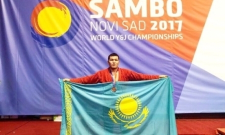 Казахстанец выиграл бронзовую медаль молодежного чемпионата мира по самбо