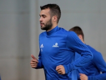 Фоторепортаж с тренировки «Астаны» перед матчем с «Маккаби»