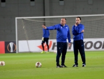 Фоторепортаж с тренировки «Астаны» перед матчем с «Маккаби»