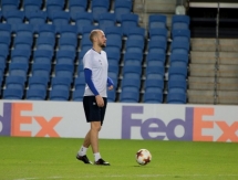 Фоторепортаж с тренировки «Астаны» перед матчем с «Маккаби»