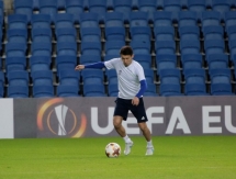 Фоторепортаж с тренировки «Астаны» перед матчем с «Маккаби»