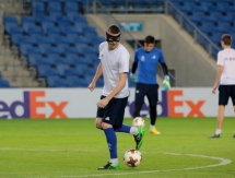 Фоторепортаж с тренировки «Астаны» перед матчем с «Маккаби»