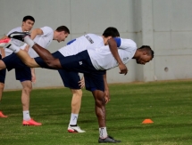Фоторепортаж с тренировки «Астаны» перед матчем с «Маккаби»