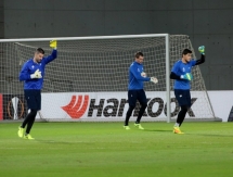 Фоторепортаж с тренировки «Астаны» перед матчем с «Маккаби»