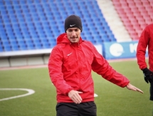 «Шахтер» провел предыгровую тренировку в Павлодаре