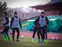 Фоторепортаж с тренировки «Атырау» в Костанае