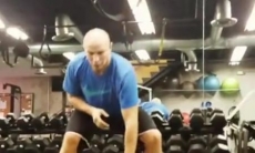 Видео с тренировки Ивана Дычко