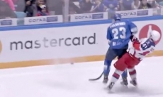 Игроки «Барыса» совершили 5 из 10 лучших силовых приемов недели КХЛ