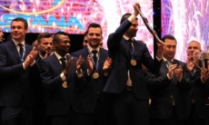 Как «Астана» праздновала четвертое чемпионство