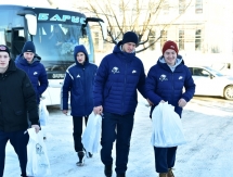 Игроки «Барыса» побывали в гостях у воспитанников Дома юношества