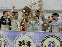 Фоторепортаж с вручения «Кайрату» Кубка Казахстана-2017