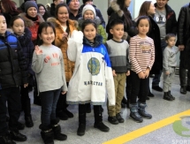 Фоторепортаж с прибытия молодежной сборной Казахстана в Астану