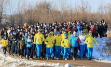 Аким ЗКО пробежал кросс в поддержку олимпийцев