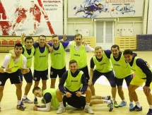 Фоторепортаж с тренировки сборной Казахстана