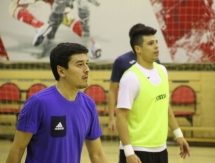 Фоторепортаж с тренировки сборной Казахстана