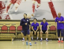 Фоторепортаж с тренировки сборной Казахстана