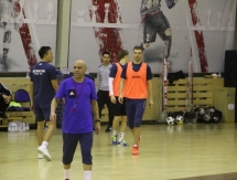 Фоторепортаж с тренировки сборной Казахстана