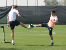 Фоторепортаж с тренировки «Астаны» в ОАЭ 27 января