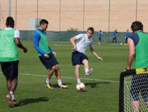 Фоторепортаж с тренировки «Астаны» в ОАЭ 27 января