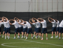 Фоторепортаж с тренировки «Астаны» в ОАЭ 27 января