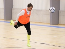 Фоторепортаж с тренировки сборной Казахстана в Любляне