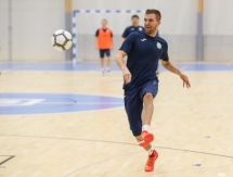 Фоторепортаж с тренировки сборной Казахстана в Любляне