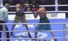 Видео рубки между Залиловым и Ельжановым на вечере единоборств в Алматы