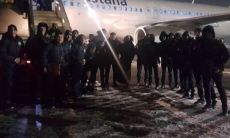 Cборная Казаxстана прибыла в Киев