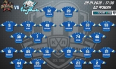 Состав «Барыса» на матч КХЛ с «Куньлунем РС»