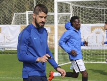 Фоторепортаж с тренировки «Иртыша» на втором сборе в Турции