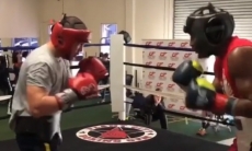 Рысбек провел спарринг с бронзовым призером Олимпиады-2012