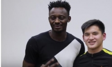 Видео встречи воспитанников Академии «Кайрата» с Седриком Гогуа