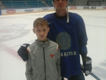 Воспитанники детского дома посетили тренировку сборной Казахстана