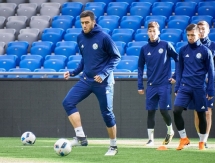 Фоторепортаж с предыгровой тренировки молодежной сборной Казахстана