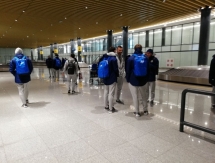 Сборная Казахстана прибыла в Астану