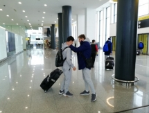 Сборная Казахстана прибыла в Астану