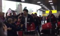 Как болельщики встречали «Кайрат» в Алматы после победы в Кубке Еременко