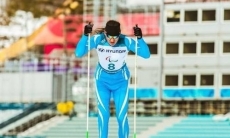 Сборная Казахстана во главе с первым в истории страны чемпионом зимней Паралимпиады стала шестой в эстафете Игр Пхенчхана