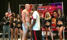 Иван Дычко прошел взвешивание перед боем в Голливуде