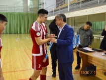 Фоторепортаж с награждения «Аята» бронзовыми медалями чемпионата РК