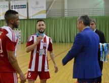 Фоторепортаж с награждения «Аята» бронзовыми медалями чемпионата РК