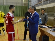 Фоторепортаж с награждения «Аята» бронзовыми медалями чемпионата РК