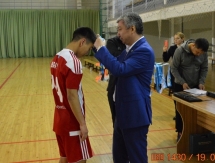 Фоторепортаж с награждения «Аята» бронзовыми медалями чемпионата РК