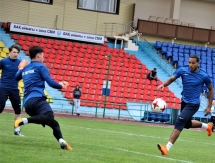 Фоторепортаж с предыгровой тренировки «Иртыша» в Таразе