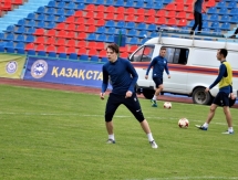Фоторепортаж с предыгровой тренировки «Иртыша» в Таразе