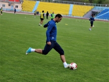 Фоторепортаж с предыгровой тренировки «Иртыша» в Таразе