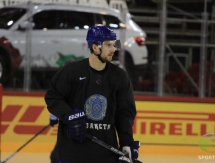 Фоторепортаж с тренировки сборной Казахстана в Будапеште