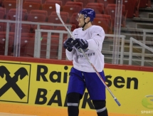 Фоторепортаж с тренировки сборной Казахстана в Будапеште