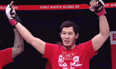 Ермеков жестко нокаутировал грузина на турнире Fight Nights Global 86